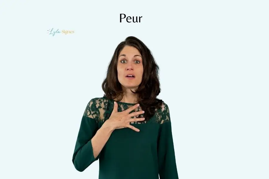 Bébé signe peur